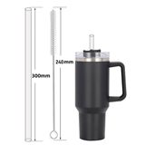 Maße: 300 mm Halm, 240 mm Bürste